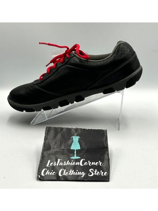 NWT True Linkswear Men\'s Black Leather Proto Lace-Up Golf Shoes Size 8.5 3569 main image 14